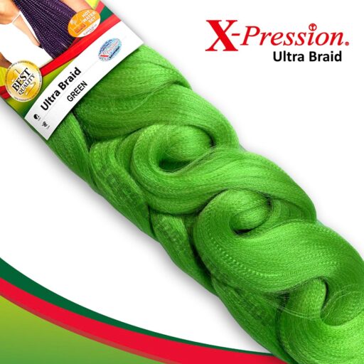 X-pression Ultra Braid Green