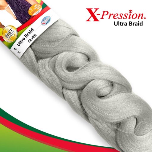 X-pression Ultra Braid Silver