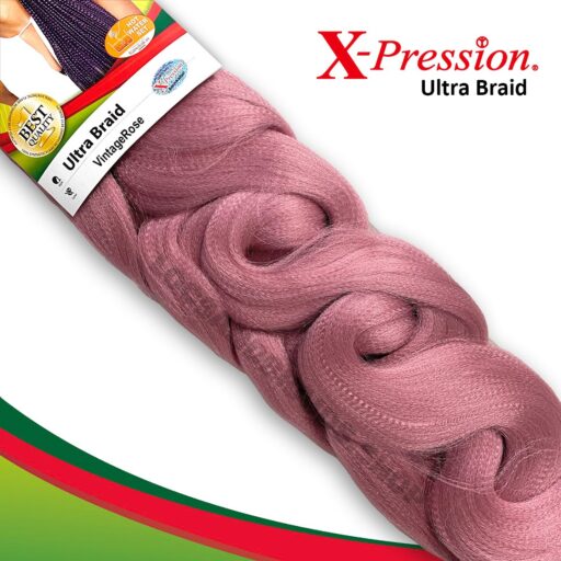 X-Pression Ultra Braid Vintage Rose