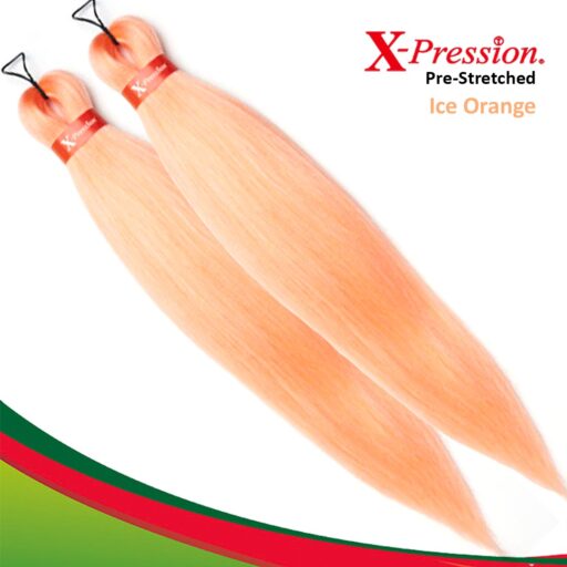 X-Pression Pre-Strecthed Ice Orange