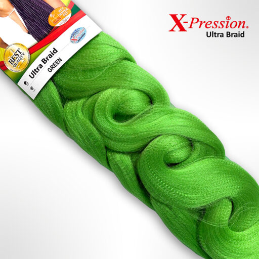 X-Pression Ultra Braid Green