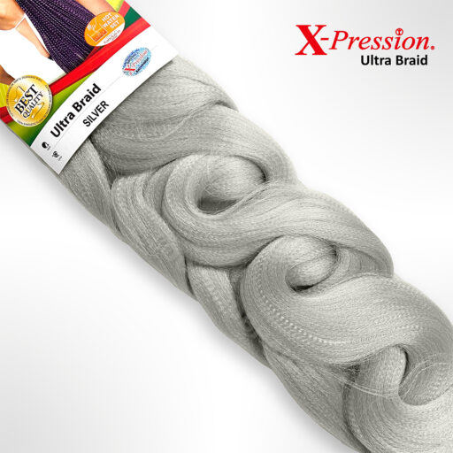 X-Pression Ultra Braid Mattegray